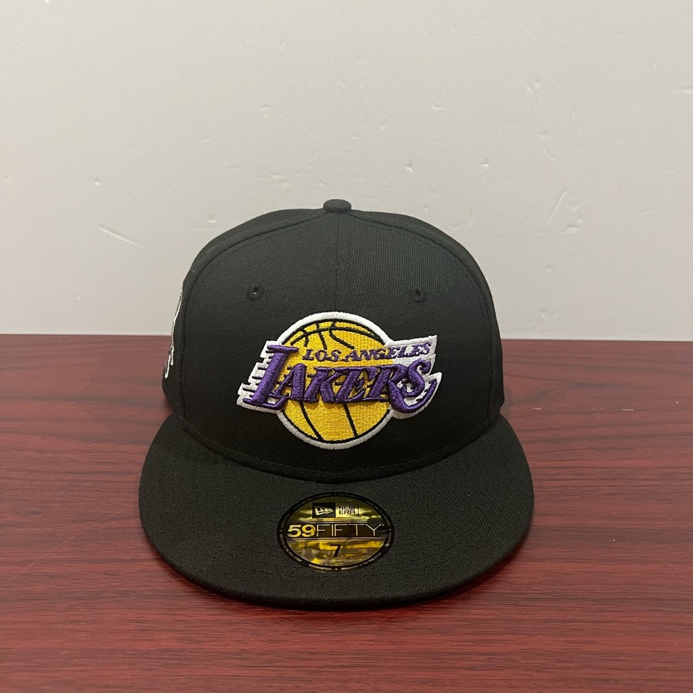 New Era, 59Fifty Fitted Hat, Los Angeles Lakers, 17x Champions, Black